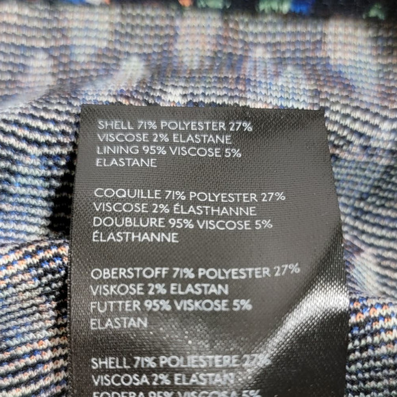 Maeve Anthropologie Size 8 Long Midi Skirt Geometric Artsy Eccentric Faux Wrap - Picture 5 of 9